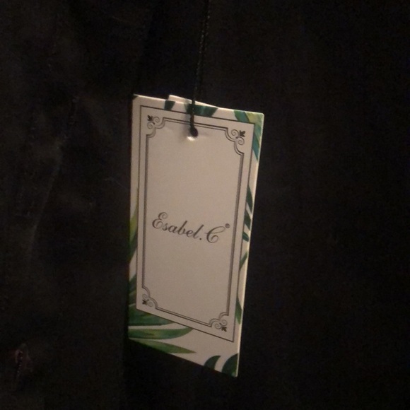 Women’s Black Button Up Shirt Size Large - Picture 4 of 4